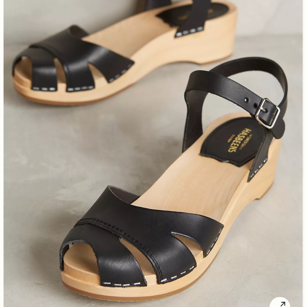 Swedish Hasbeens Suzanne Debutant Clogs
